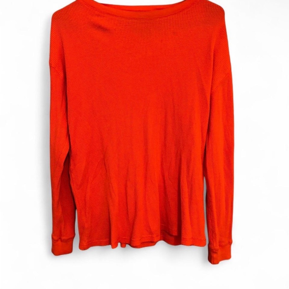 Men's Long Sleeve orange Sweater